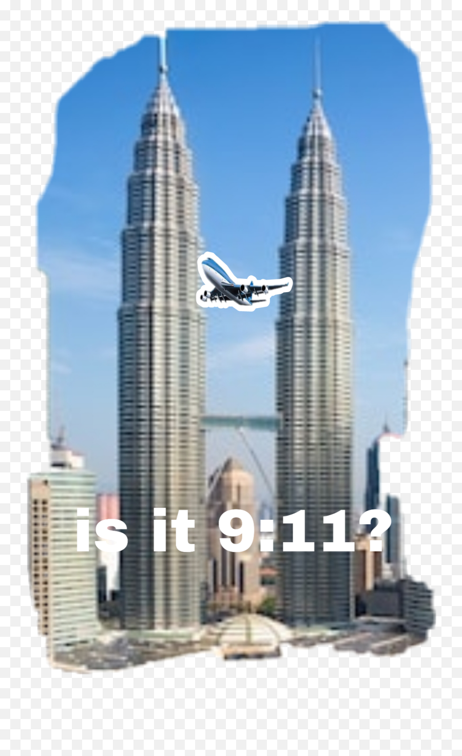 Twin Towers Sticker By Someoneyounow11 - Petronas Twin Towers Png,Twin Towers Transparent