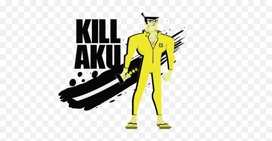 Samurai Jack Colorful Shirts - Kill Bill Vol 1 Poster Png,Samurai Jack Logo