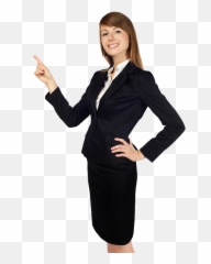 Receptionist Standing Png 3 Image - Female Woman Png,Receptionist Png