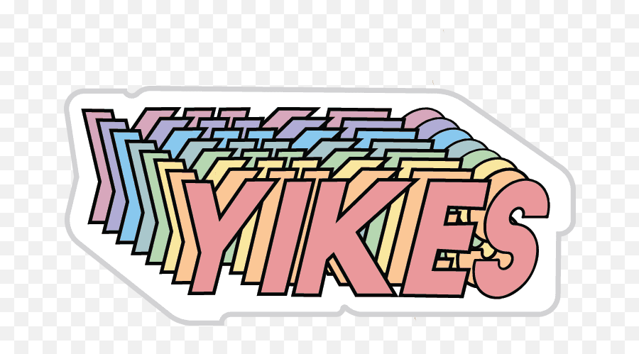 Yikes Sticker Clipart - Horizontal Png,Yikes Png