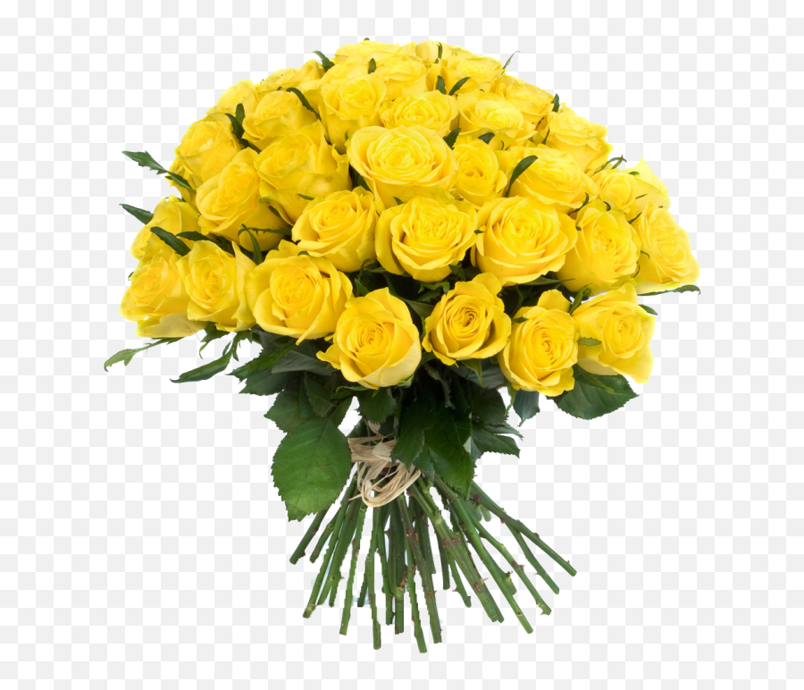 Yellow Color Flower Bouquet Flowers - Flowers With Transparent Background Png,Flowers Bouquet Png