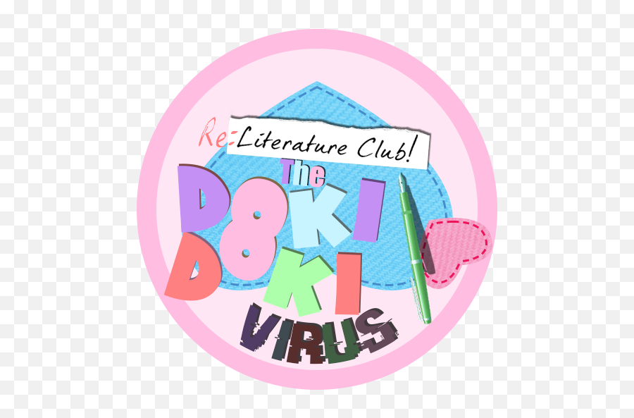 Reliterature Club The Doki Virus Downloads - Clip Art Png,Doki Doki Literature Club Logo Png