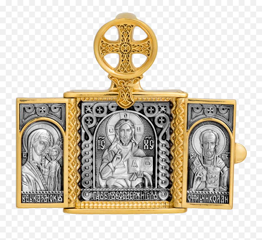Encolpion Triptych Akimov 104 Png St Andrew Icon