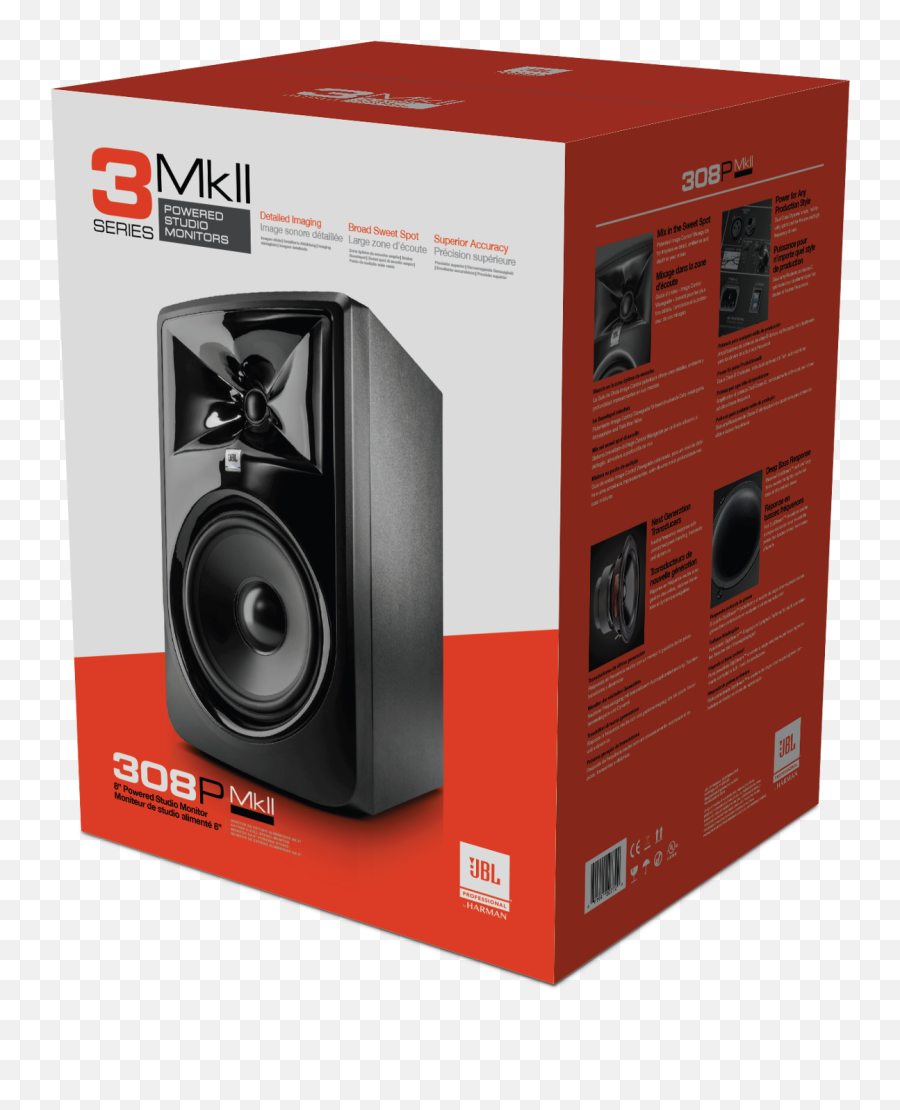 Jbl 308p Mkii - Sound Box Png,Icon Studio Monitors