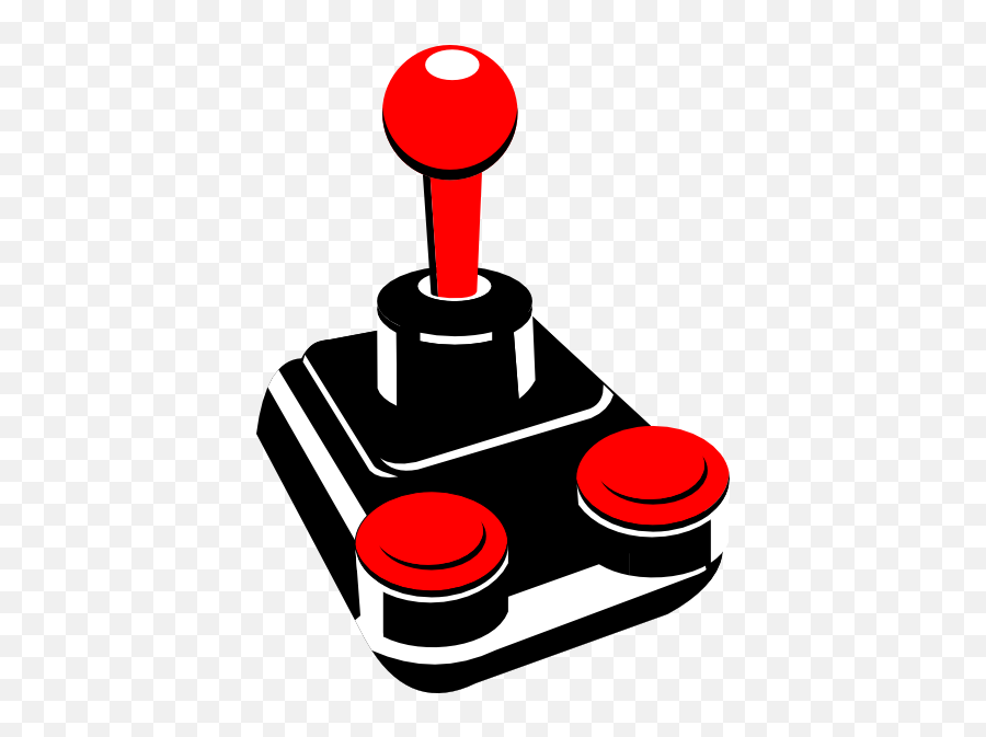 Retro Joystick Clip Art - Clip Art Joy Stick Png,Arcade Joystick Icon
