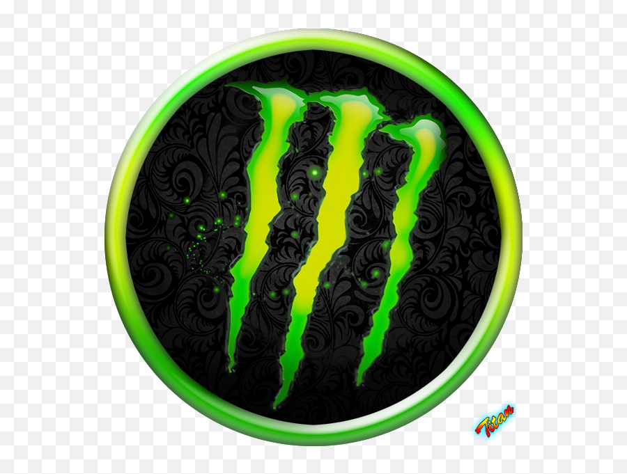 Monster Energy Agario Custom Skin - Monster Energy Logo Circle Png,Agario Icon