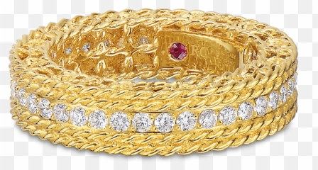 Ring With Diamonds - Solid png