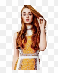 Download Free Png Sophie Turner Clipart - Sophie Turner Red Hair,Sophie Turner Png