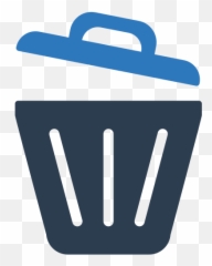 Free Icon - vector icons SVG PSD PNG EPS Ai Blue Delete Icon Png
