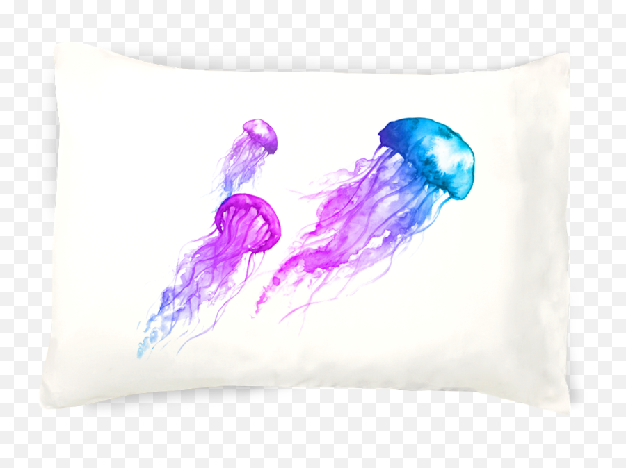 So Totally Jellyfish Pillowcase - Jellyfish Pillow Cover Png,Transparent Jellyfish