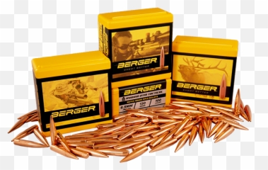 Berger Bullets - Extreme Longrange Bullets Target Berger 109 Hybrid Png,Bullets Transparent