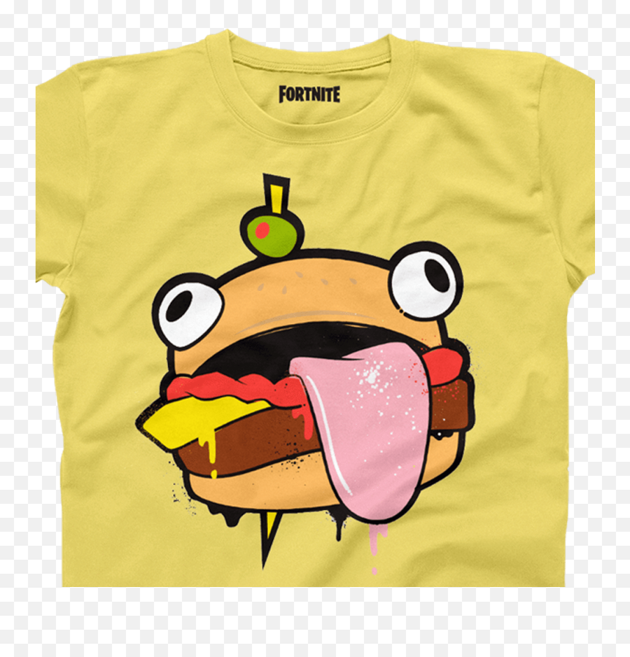 Durrr Burger Yellow Oversized Tee - T Png,Cartoon Burger Png