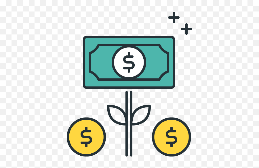 Money Growth Icon Png Color - Financial Savings Svg,Growth Icon Png