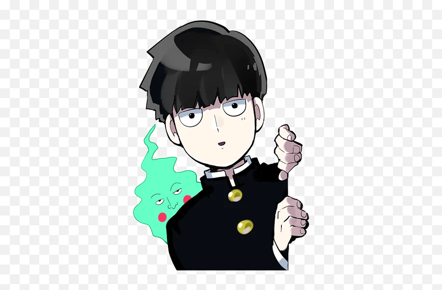 Mp100 - Telegram Sticker English Shigeo Kageyama Png Transparent,Mob Psycho 100 Icon