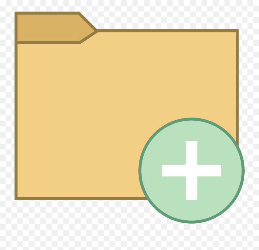 Download Add Folder Icon - Cross Png Image With No Add To Folder Icon Free Png,80x80 Icon