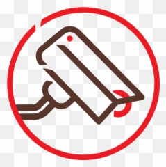 Cctv - icon Clipart Full Size 2753487 PinClipart Icon Png Red