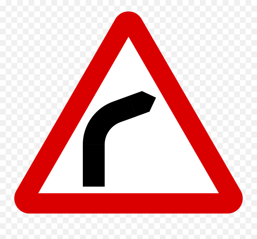 Filemauritius Road Signs Warning Sign Bend To Rightsvg Bend To Right 
