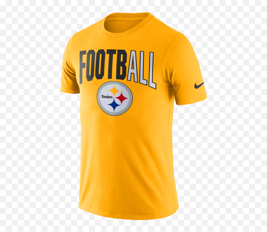 Nike Short Sleeve Football Gold T Png Logo