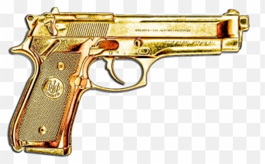 Image Result For Gold Gun Motorbike - Golden Gun Png,Weapons Png