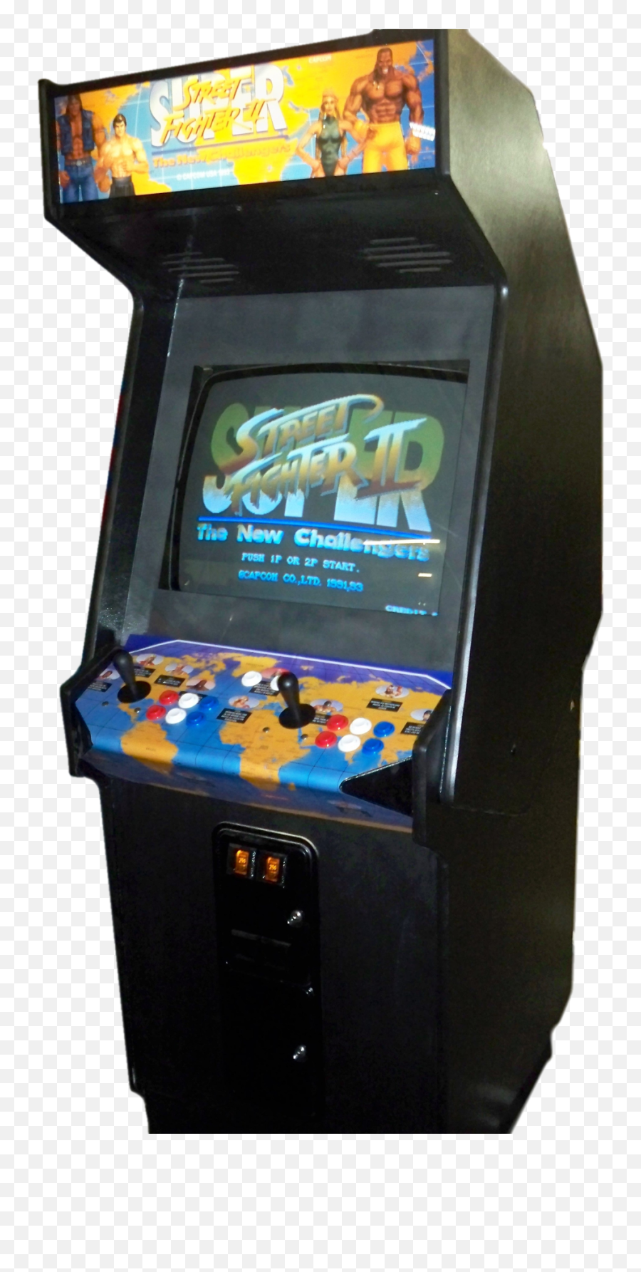 Super Street Fighter Ii The New Challengers Details - Video Game Arcade Cabinet Png,Street Fighter Ii Logo