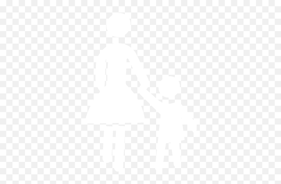 White Mother And Child Icon - Free White Mother And Child Icons Mother Icon White Png,Child Transparent