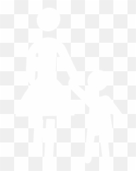 White Mother And Child Icon - Free white icons Mother Icon Png
