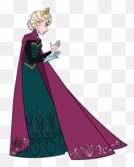 Queen Elsa Clipart - Elsa Looking At Hands Png,Elsa Transparent