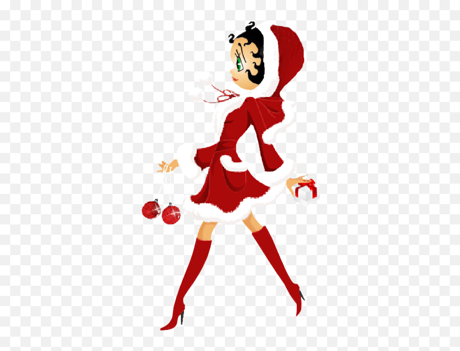 Betty Boop Christmas Clipart Png - Betty Boop Christmas,Betty Boop Png