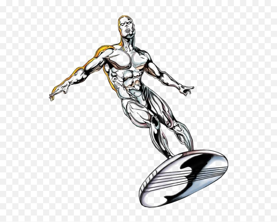 Silver Surfer Png Transparent Image - Silver Surfer Comic Png,Silver Surfer Png