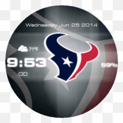 Sports U2013 Nfl Houston Texans V02 Watchfaces For Smart Watches - Buffalo Bills Vs png