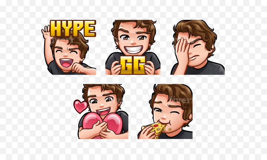 Create Awesome Custom Twitch Emotes - Cartoon Png,Twitch Emotes Png