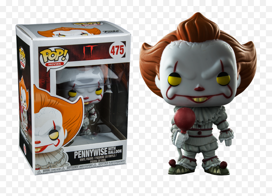 It 2017 U2013 Pennywise With Balloon Us Exclusive Pop Vinyl - Jaymu0027s Place Pennywise Funko Pop Balloon Png,Pennywise Transparent