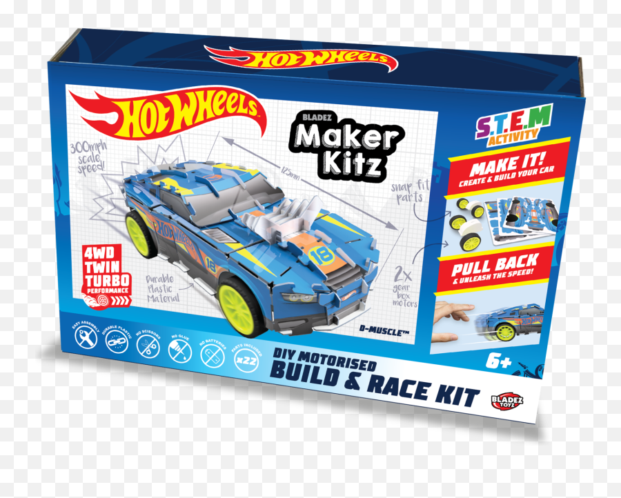 Hot Wheels Maker Kitz - Build U0026 Race Kit Hot Wheels Maker Kitz Build Race Ki Png,Hot Wheels Png