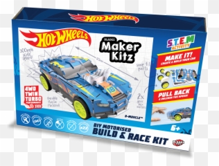 Hot Wheels Maker Kitz - Build U0026 Race Kit Hot Wheels Maker Kitz Build Race Ki Png,Hot Wheels Png