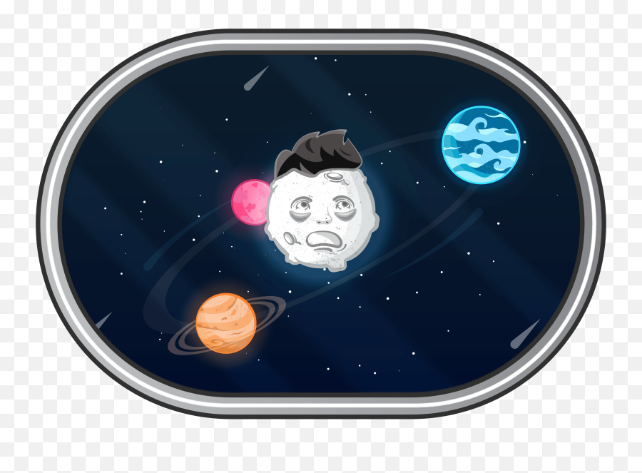 My Work Joel Lee Aesthetic Wallpaper - Illustration Png,Cartoon Moon Png