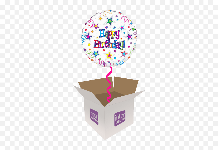 Download Happy Birthday Stars And Streamers - Feliz Day 2020 Emoji Png,Globos Png
