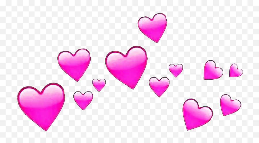 Pin - Hearts Transparent Png,Heart Emoji Png Transparent