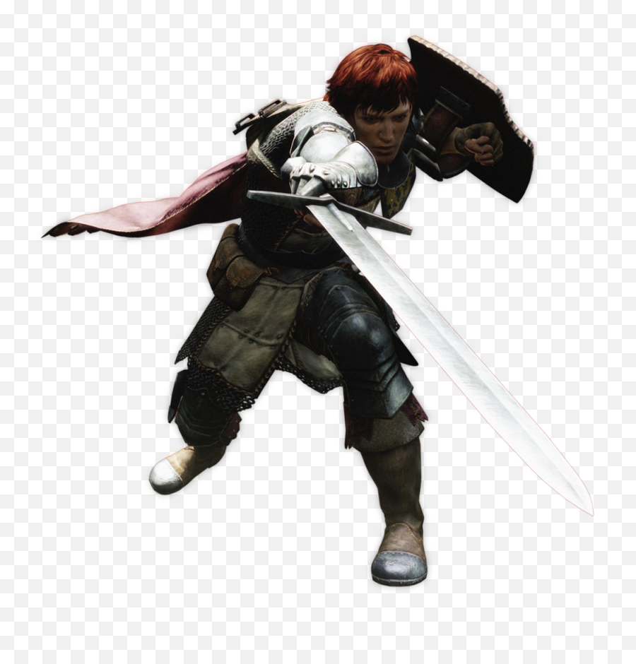 Sword And Shield Fighter - Warrior Dragons Dogma Skill Png,Sword And Shield Png