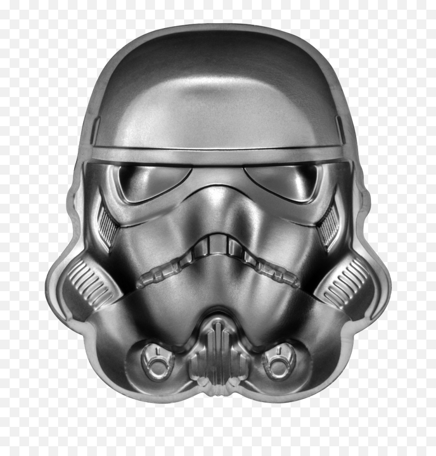 Stormtrooper Helmet - 2 Oz Emkcom Silver Coin 2oz Star Wars Png,Storm Trooper Png