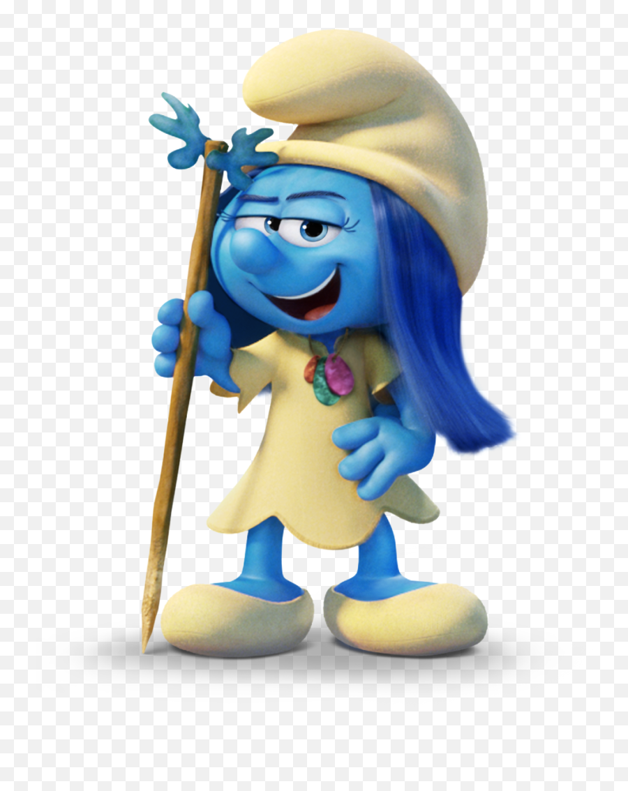 Download Girl Smurfs The Lost Village Hd Png - Female Smurfs The Lost Village,Smurfs Logo