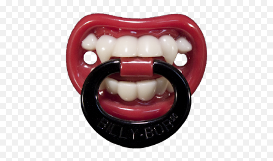 Billy Bob Teeth 197571 Little Vampire Infant - Toddler Pacifier Shippin Pacifier Png,Vampire Fangs Png