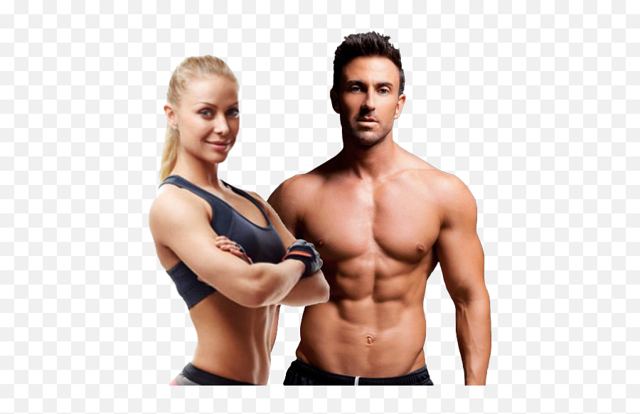 Gym Bodybuilding Png Clipart Background Play - Body Builder Man And Woman,Body Builder Png