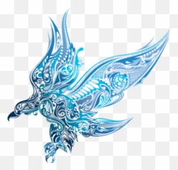 Eagle Silhouette Abstract Art - Full Size Png