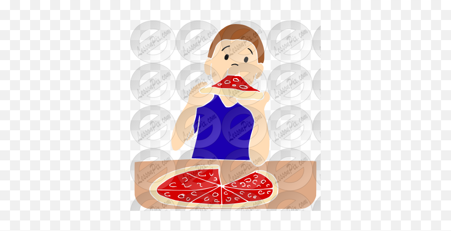 Eat Pizza Stencil For Classroom Therapy Use - Great Eat Happy Png,Pizza Clipart Transparent