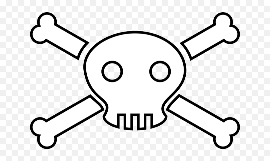 Skull And Crossbone Clipart - Died Clipart Png,Pirate Skull Png