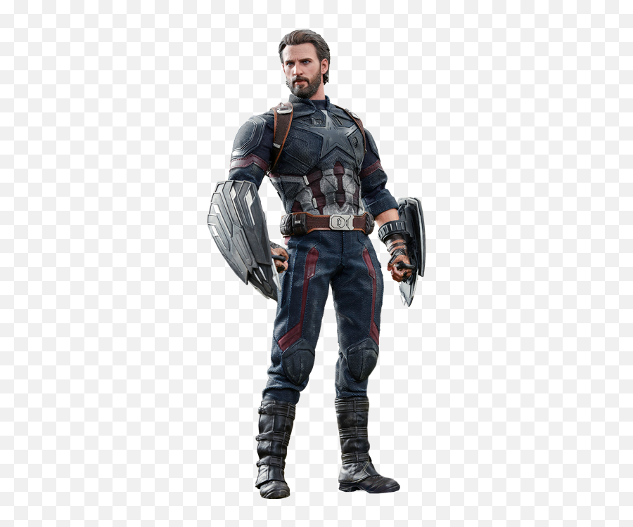 Avengers 3 Infinity War - Captain America 12 16 Scale Action Figure Captain America Infinity War Action Figure Png,Infinity Gauntlet Png