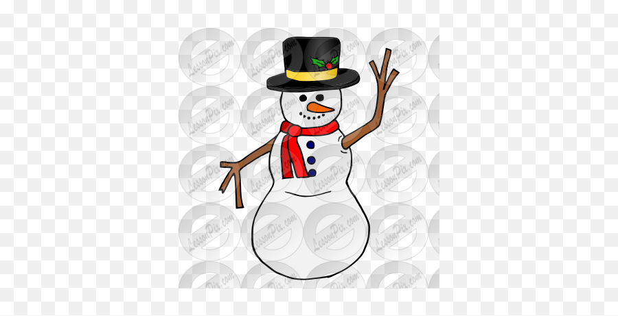 Snowman Picture For Classroom Therapy Use - Great Snowman Costume Hat Png,Snowman Png