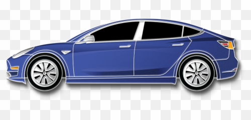 Tesla Enamel Pins - Rudolph Ward Graphic Design Chrysler 200 Png,Tesla Model 3 Png