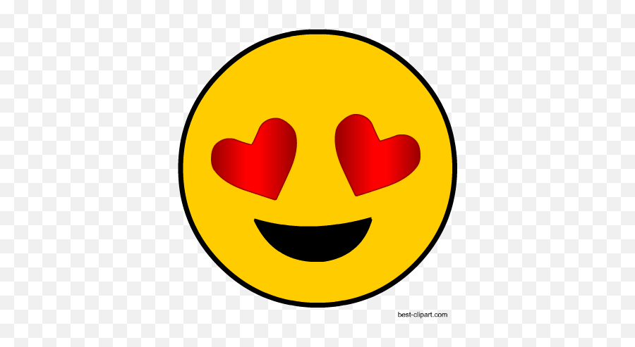 Heart Eyes Emoji Clip Art - Frosted Window Transfer Happy Png,Heart Eye Emoji Transparent