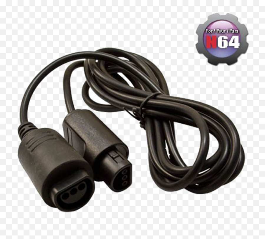 N64 Controller Extension Cables Distinctivewebcom - Extension Cord Png,N64 Controller Png